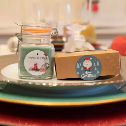 Grande bougie de Noël