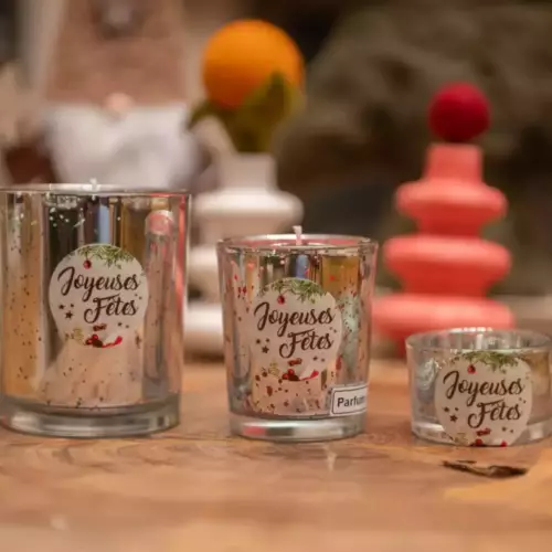 Trio de bougies de Noël