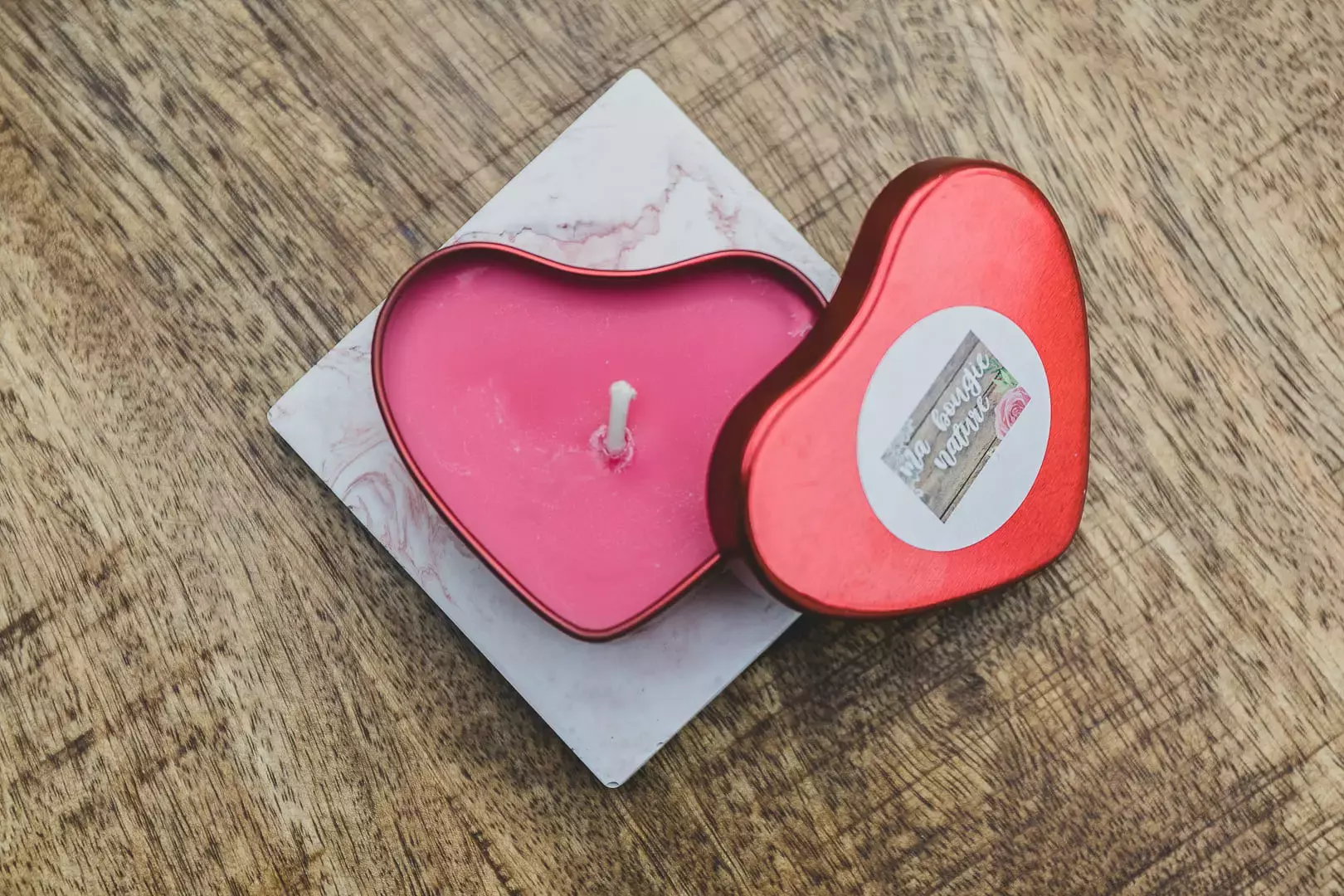 Bougie coeur