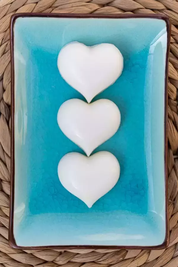 Fondant parfumé en forme de cœur