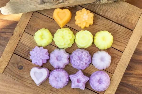 Fondants biscuits : jaune, violet ou orange
