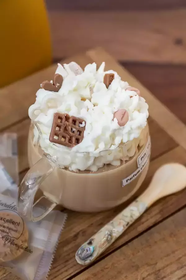 Bougie chocolat chaud