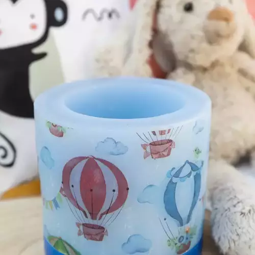 Photophore en cire (mongolfière)