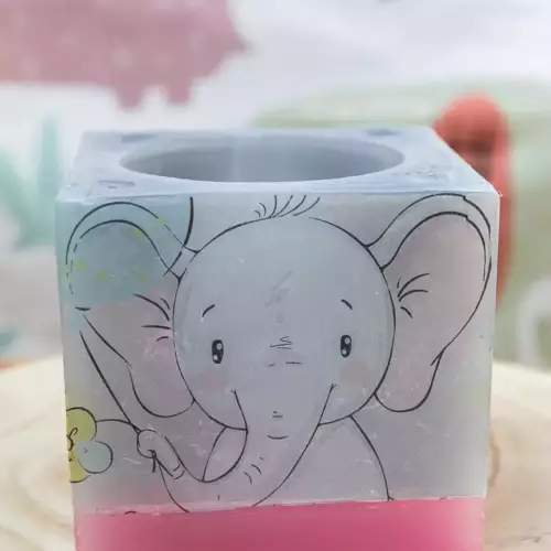 Photophore en cire (éléphant)