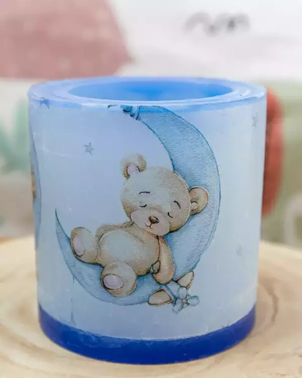 Photophore en cire (nounours)