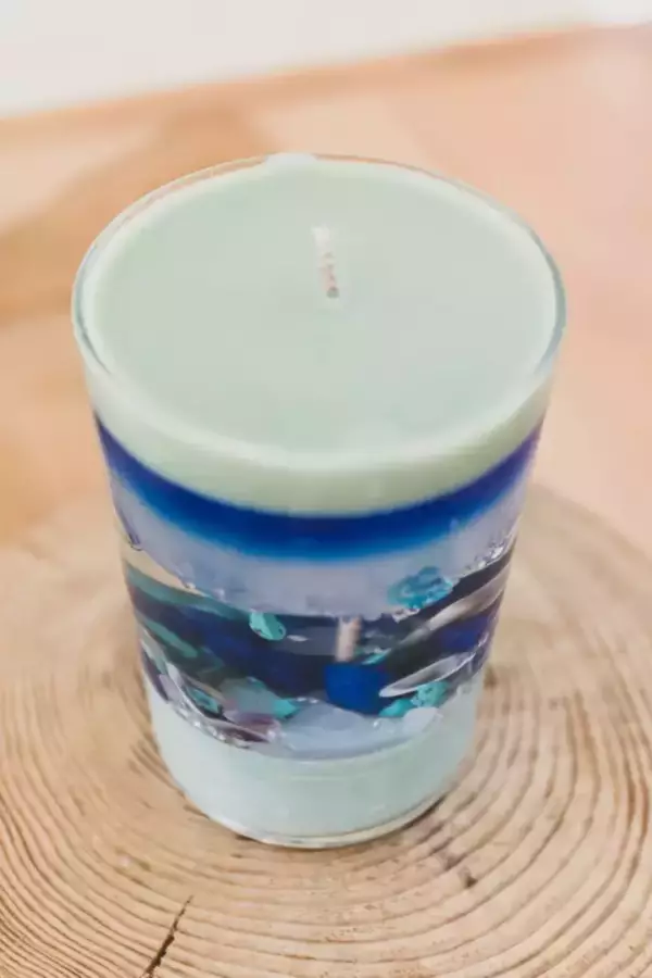 Bougie Aquamarine