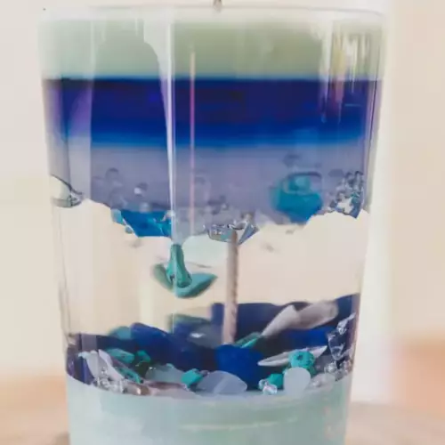 Bougie Aquamarine