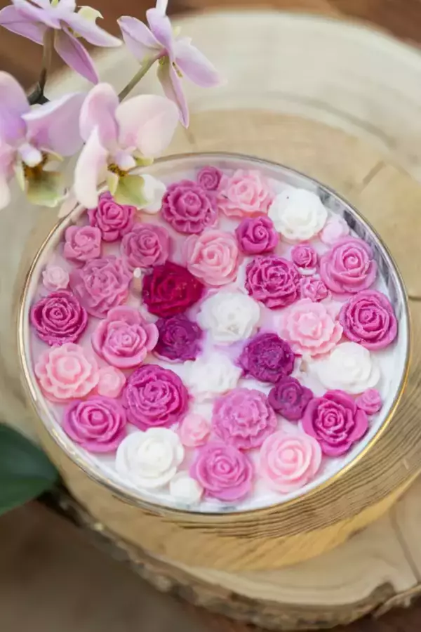 Bougie florale