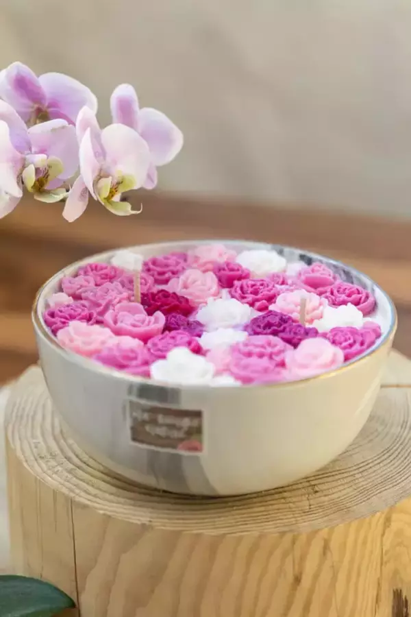 Bougie florale