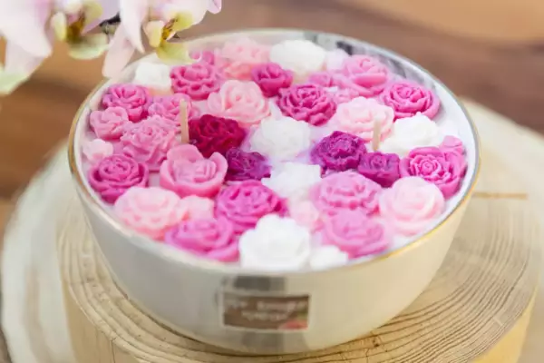 Bougie florale