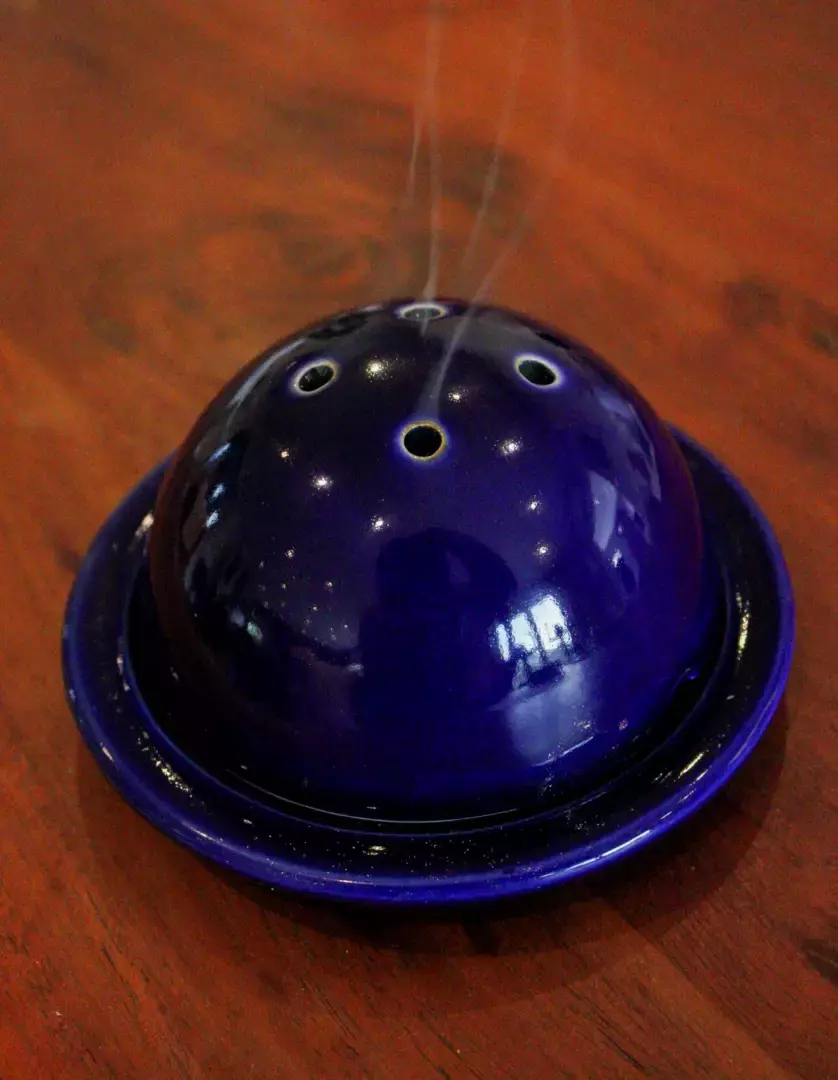 Diffuseur bois de cade - Lampes Estéra bleu cobalt