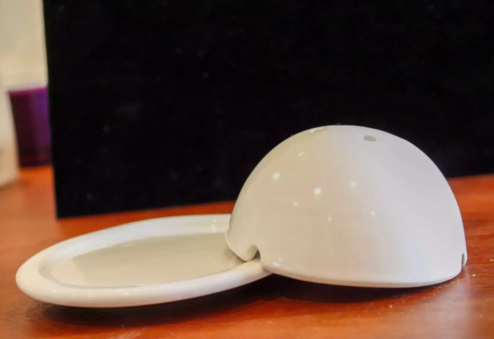 Diffuseur bois de cade - Lampe Estéra blanche