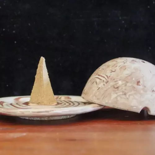 Diffuseur bois de cade - Lampes Estéra marbré Terracotta