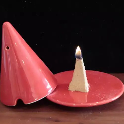 Diffuseur bois de cade - Lampe Merlin rouge