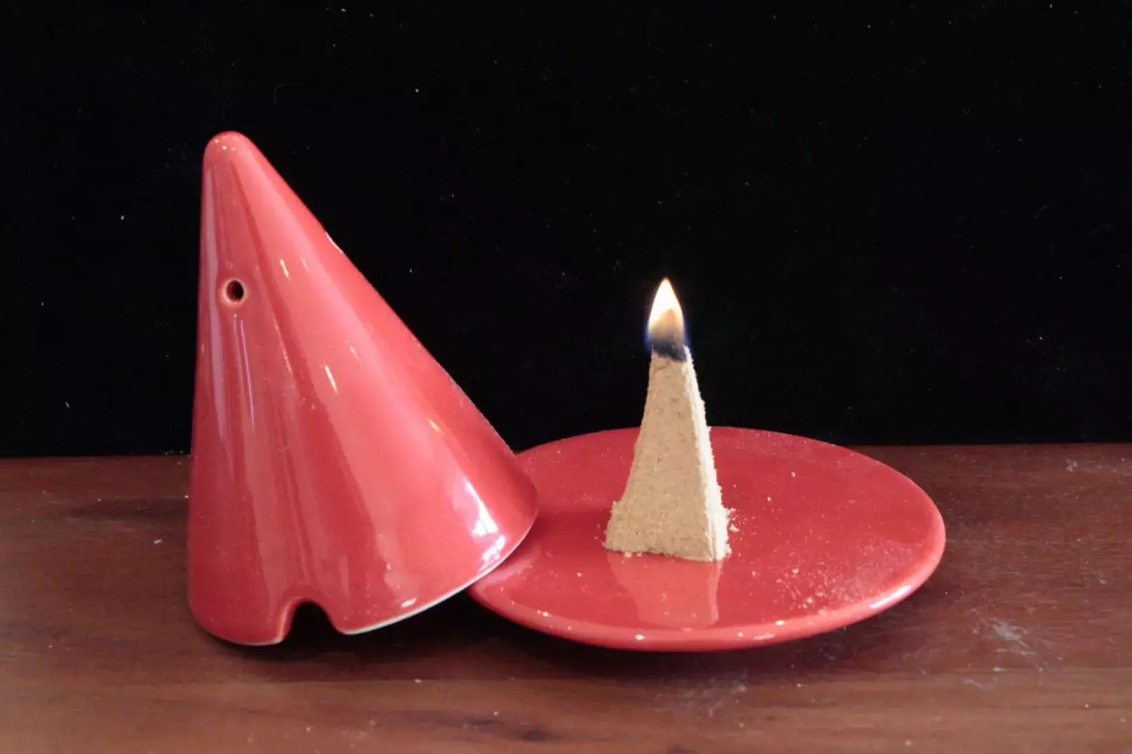 Diffuseur bois de cade - Lampe Merlin rouge