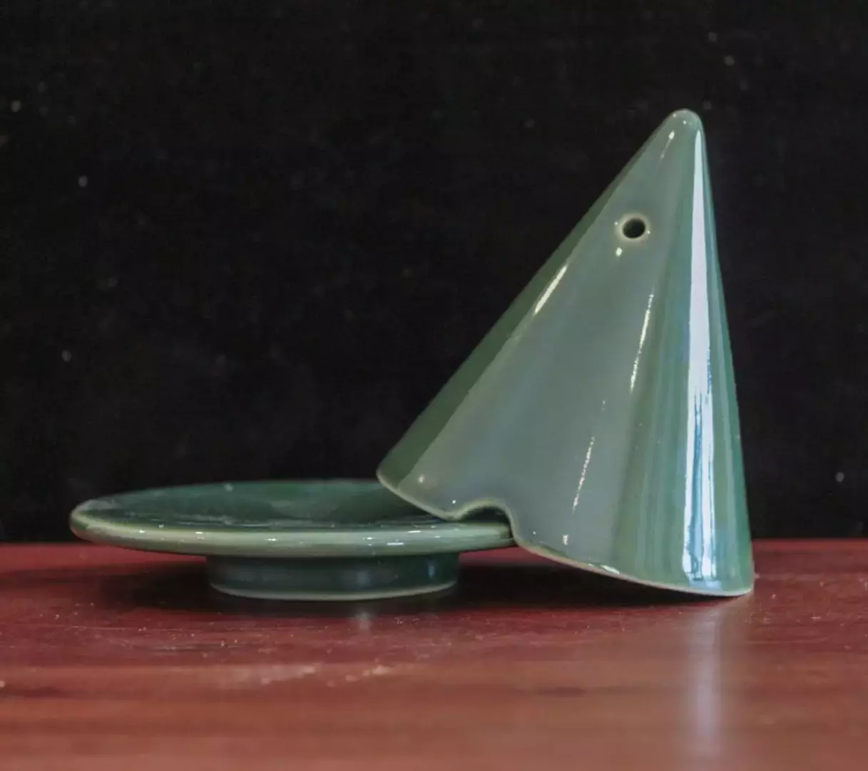 Diffuseur bois de cade - Lampe Merlin verte