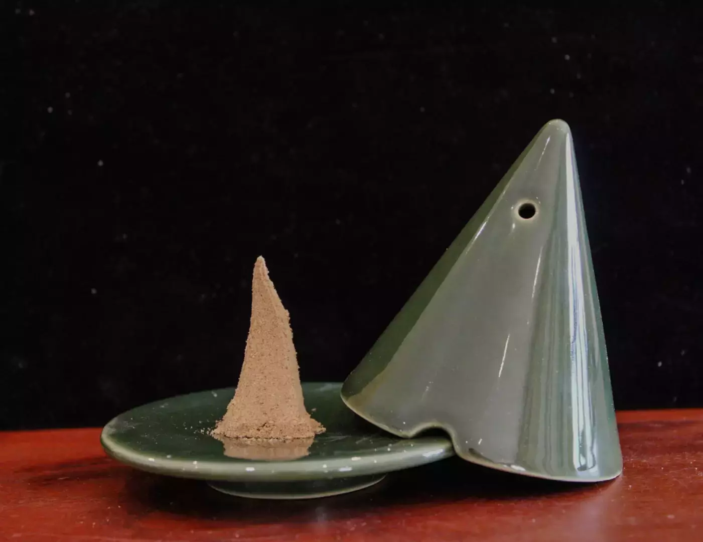 Diffuseur bois de cade - Lampe Merlin verte