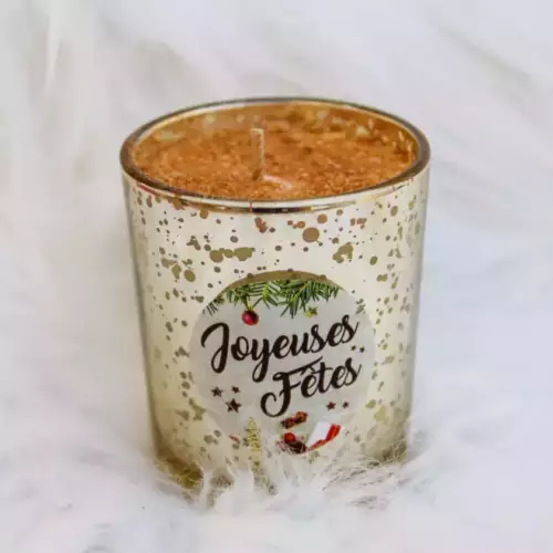 Bougie argent grand modèle