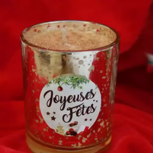 Bougie argent grand modèle