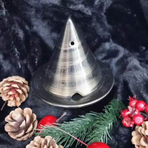 Lampe merlin Spirale noire et dorée