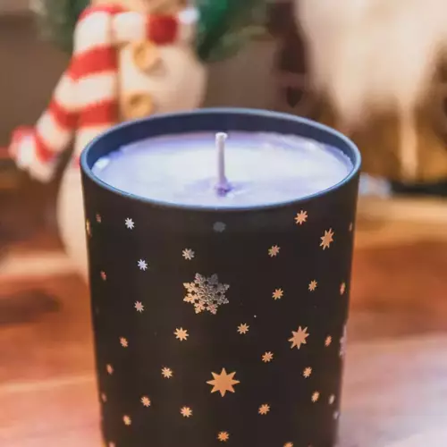 Bougie nuit étoilée