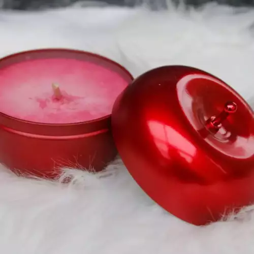 Bougie pomme rouge