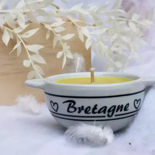 Bougie cœur de Bretagne