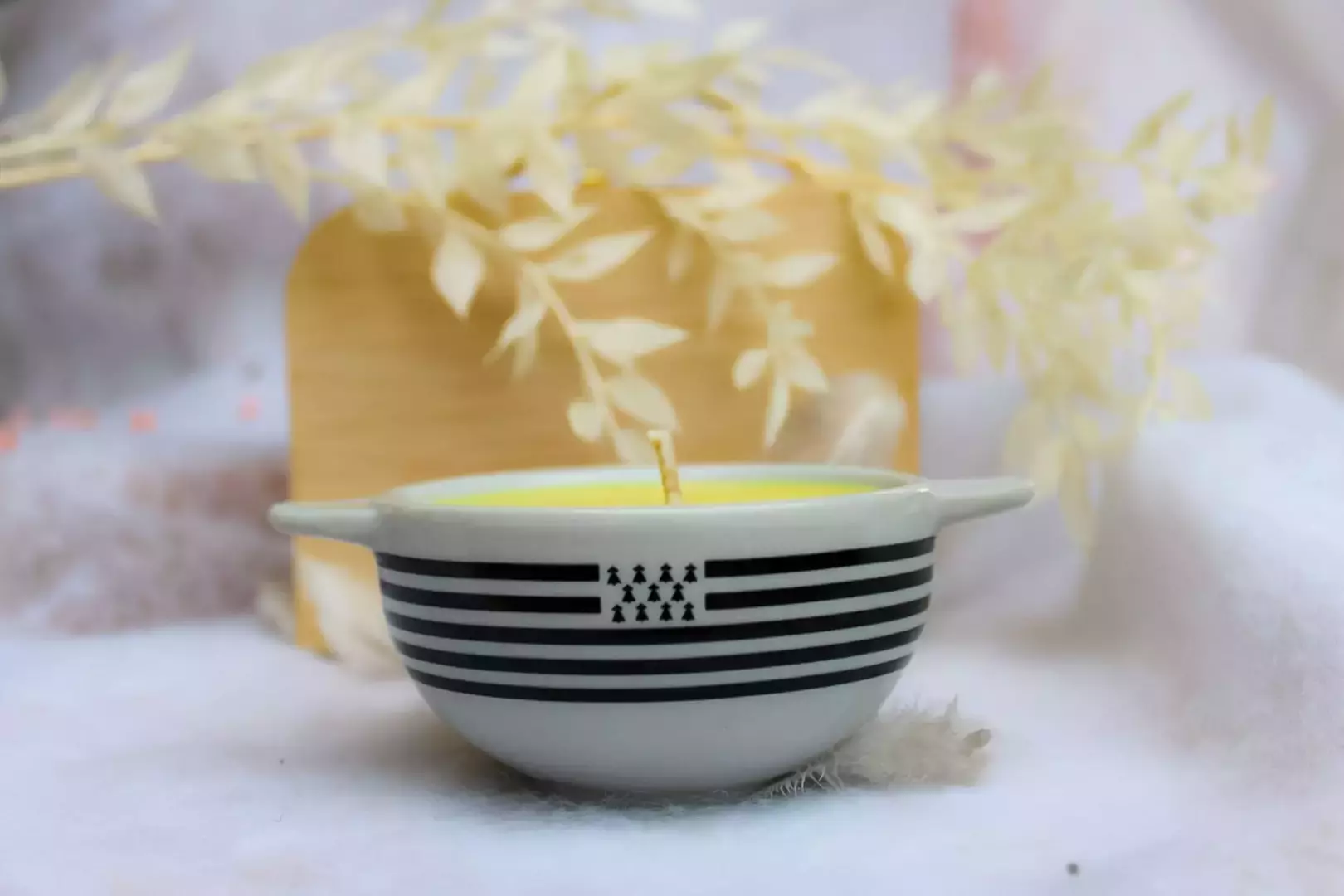 Bougie drapeau breton